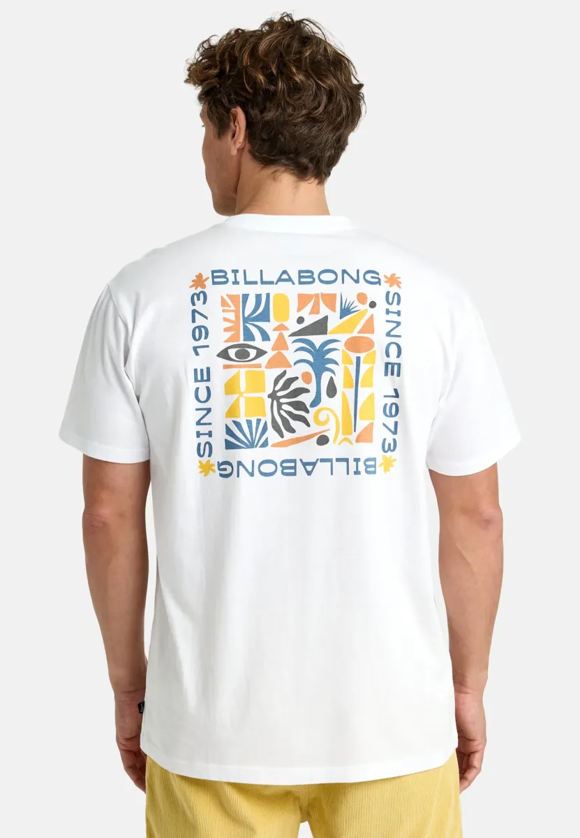 TROPPO - SHORT-SLEEVE SCREEN - T-Shirt print - wht