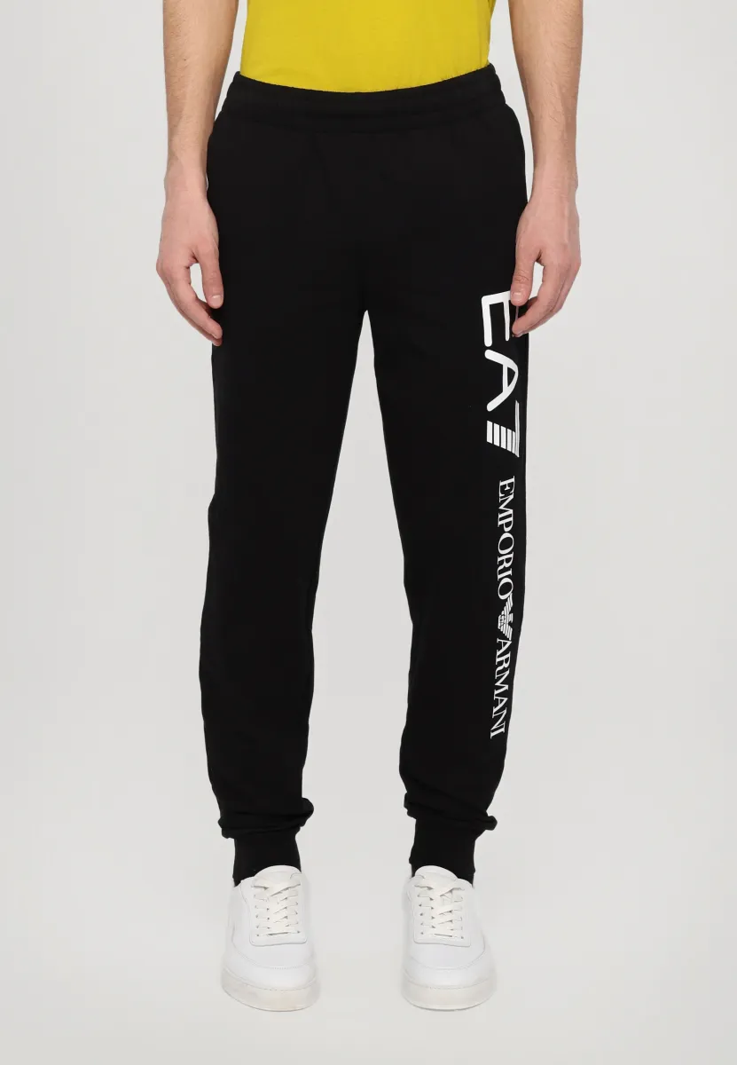 TROUSER - Jogginghose - black/white