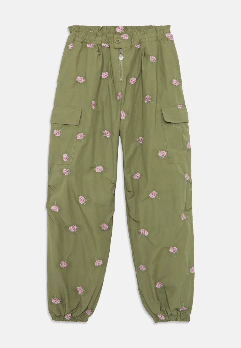 TROUSERS  - Cargohose - khaki