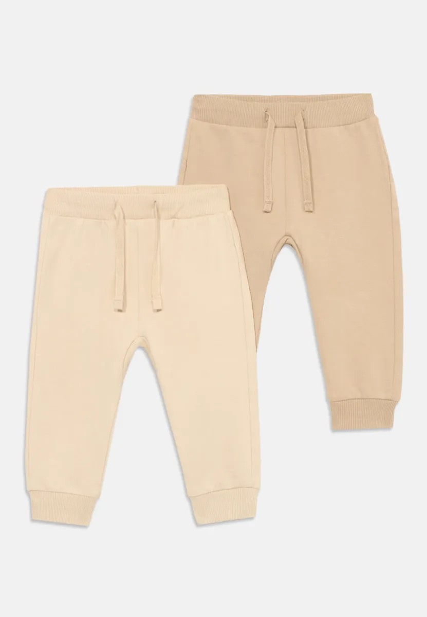 TROUSERS FACE AT BACK UNISEX 2 PACK - Stoffhose - beige