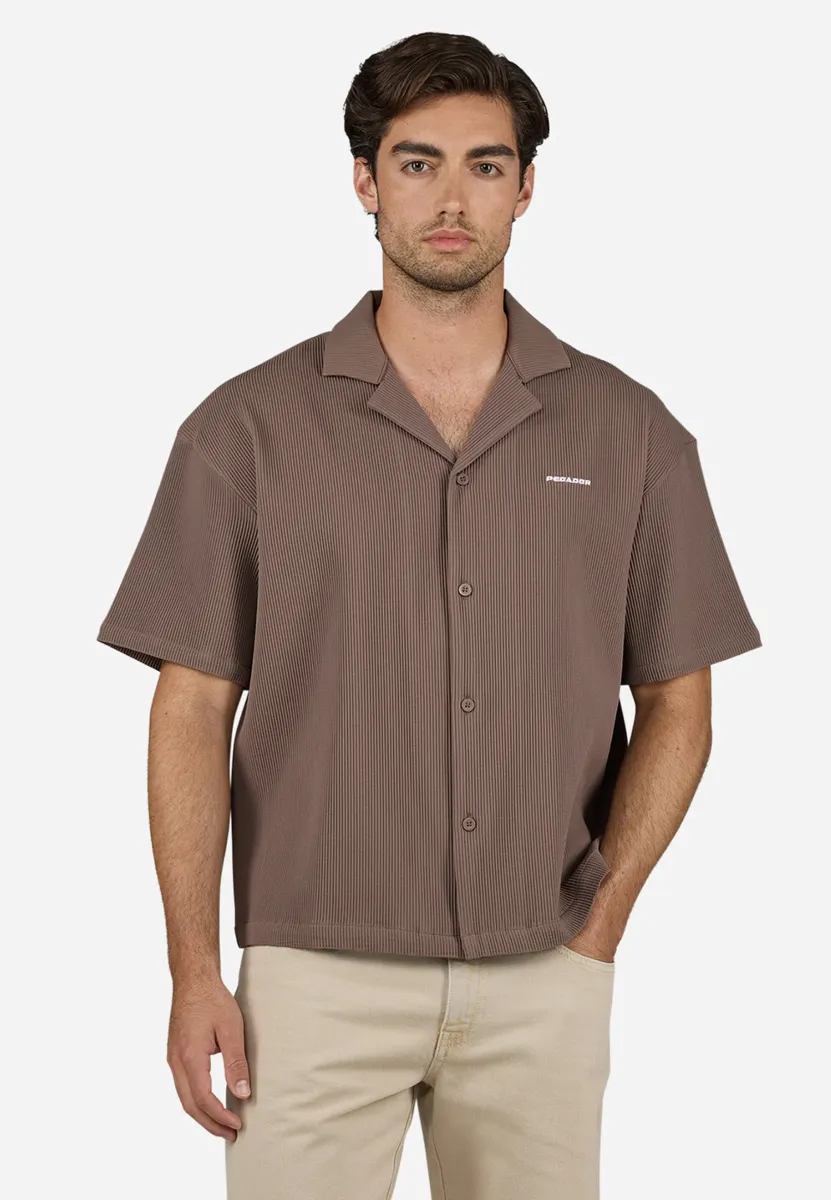 TROY - Hemd - cozy brown