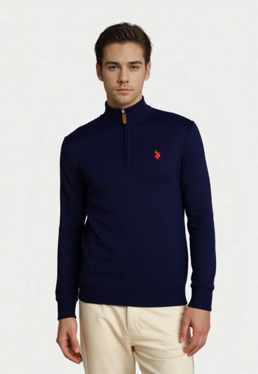 TROYER HALF  - Strickpullover - dunkelblau