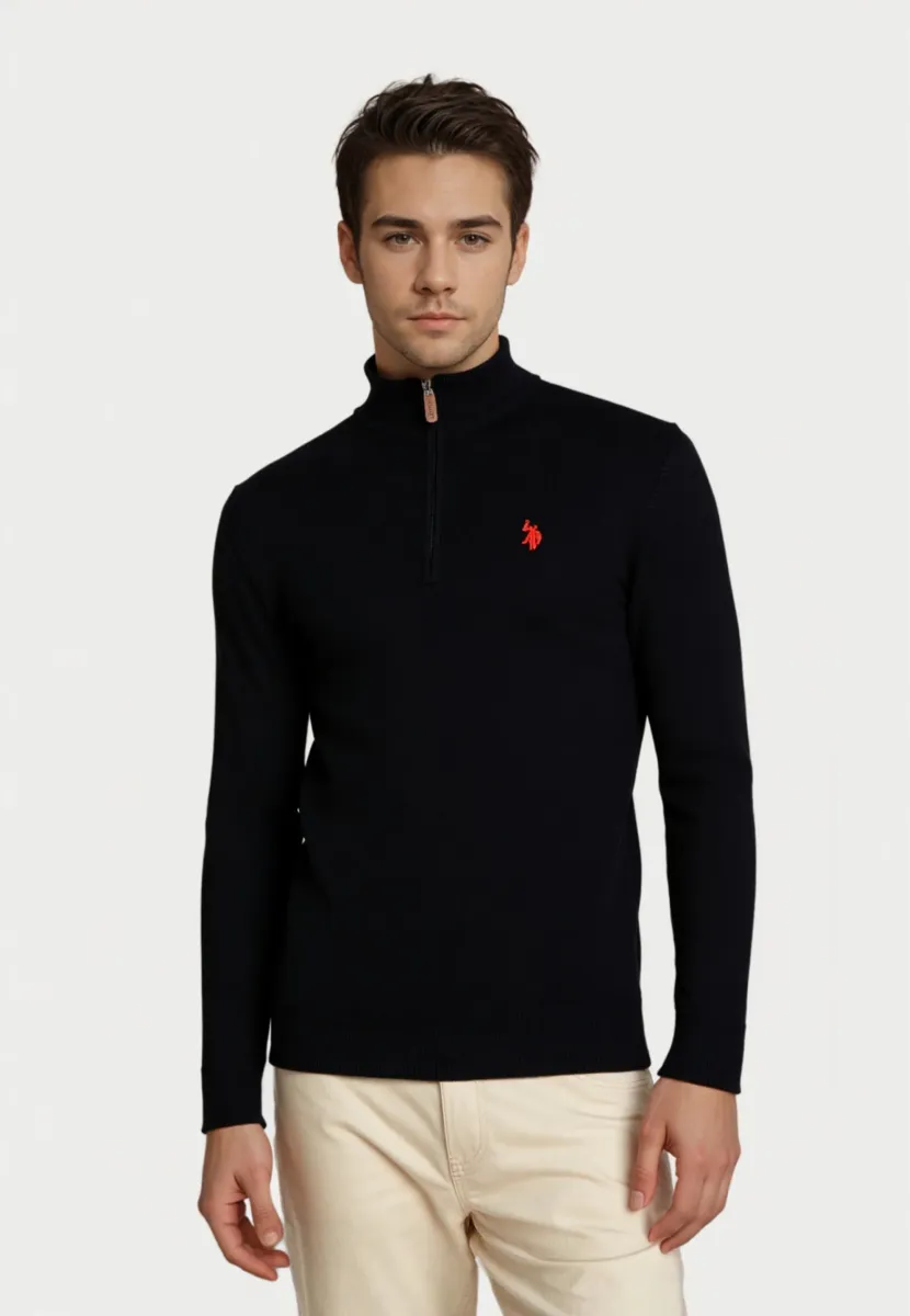 TROYER HALF  - Strickpullover - schwarz