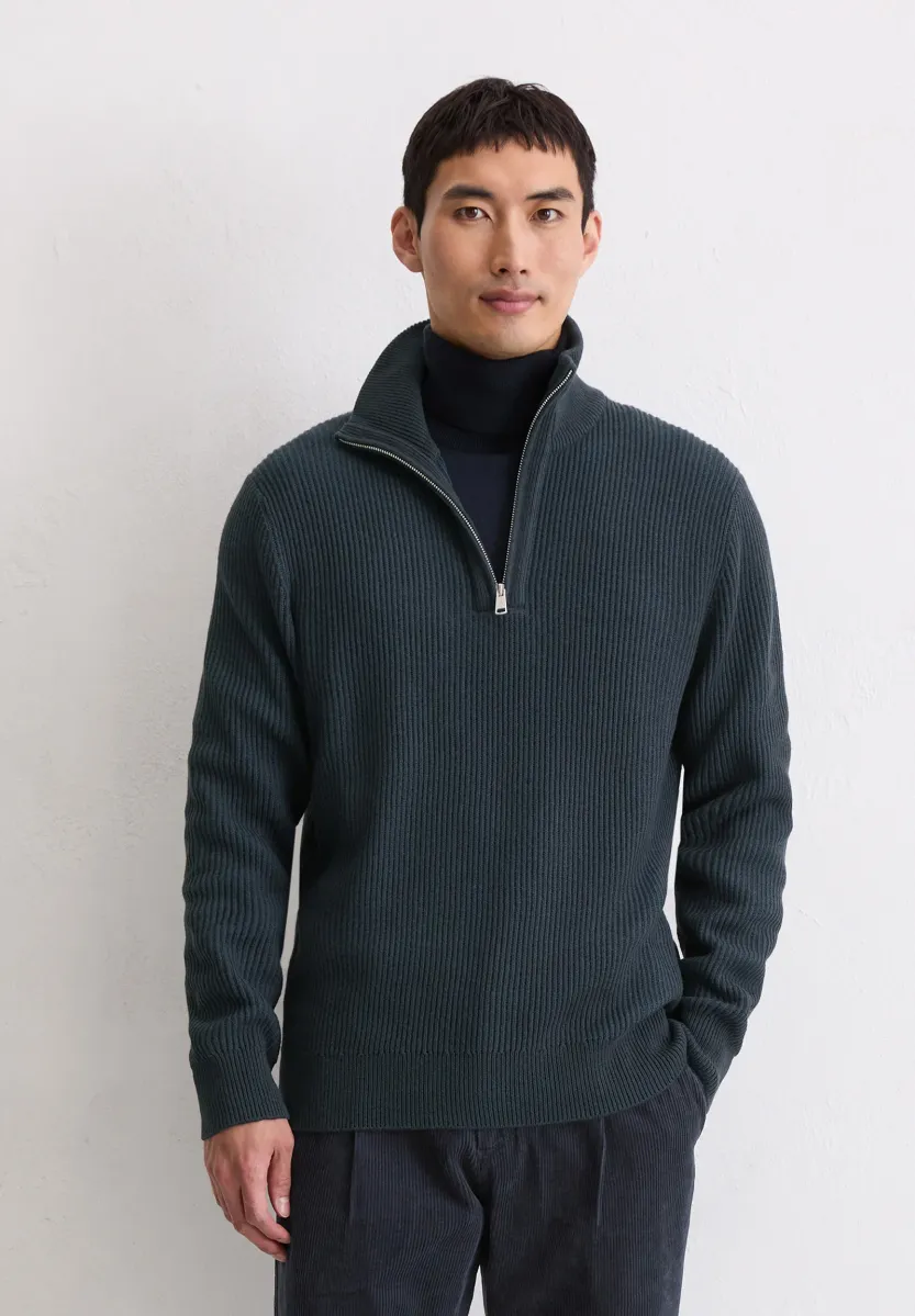 TROYER REGULAR - Strickpullover - dark navy