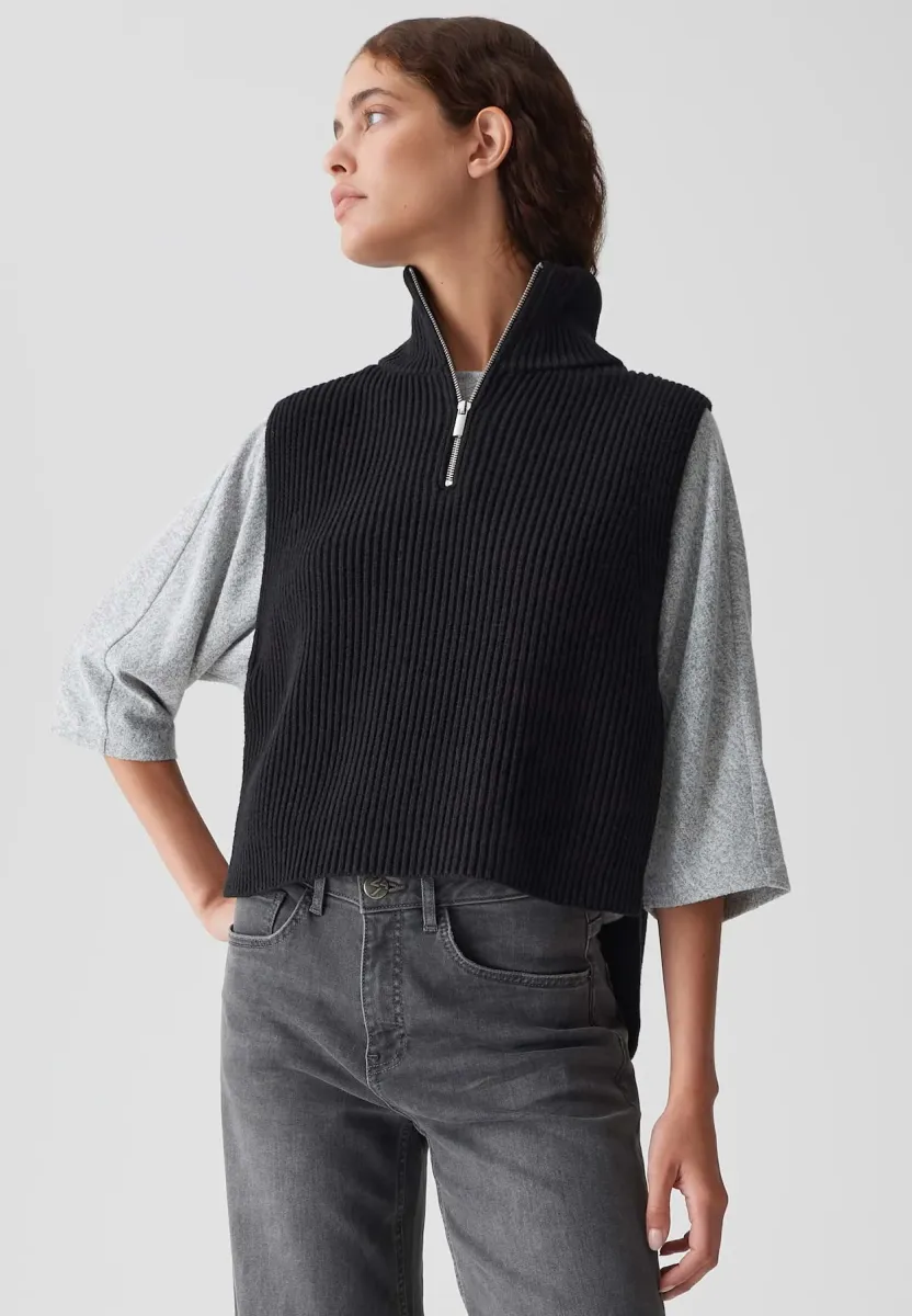 TROYER - Strickpullover - black