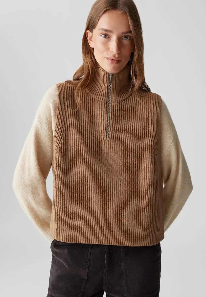 TROYER - Strickpullover - golden oak