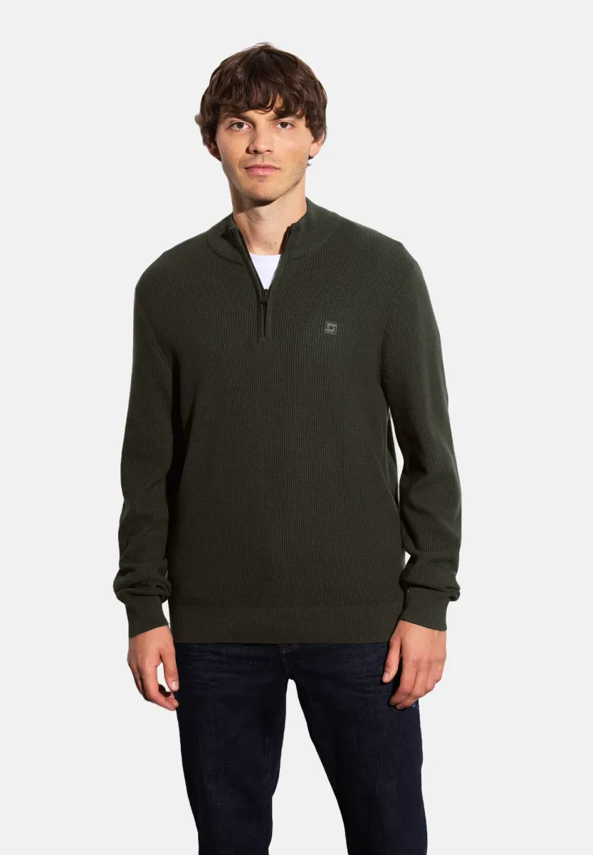 TROYER - Strickpullover - grün