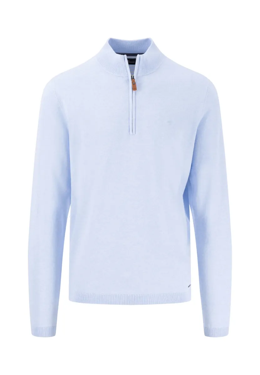 TROYER - Strickpullover - hellblau