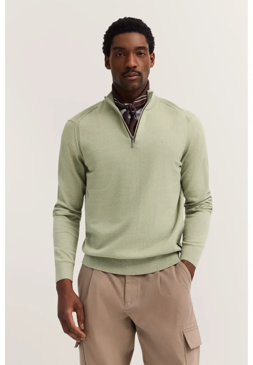 TROYER - Strickpullover - lind
