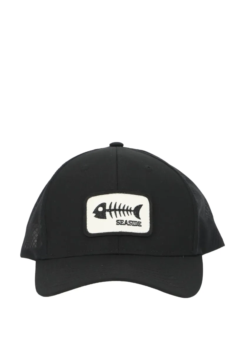 TRUCKER - Cap - black sceleton