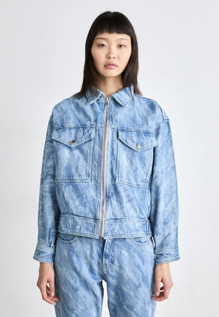 TRUCKER - Jeansjacke - navy