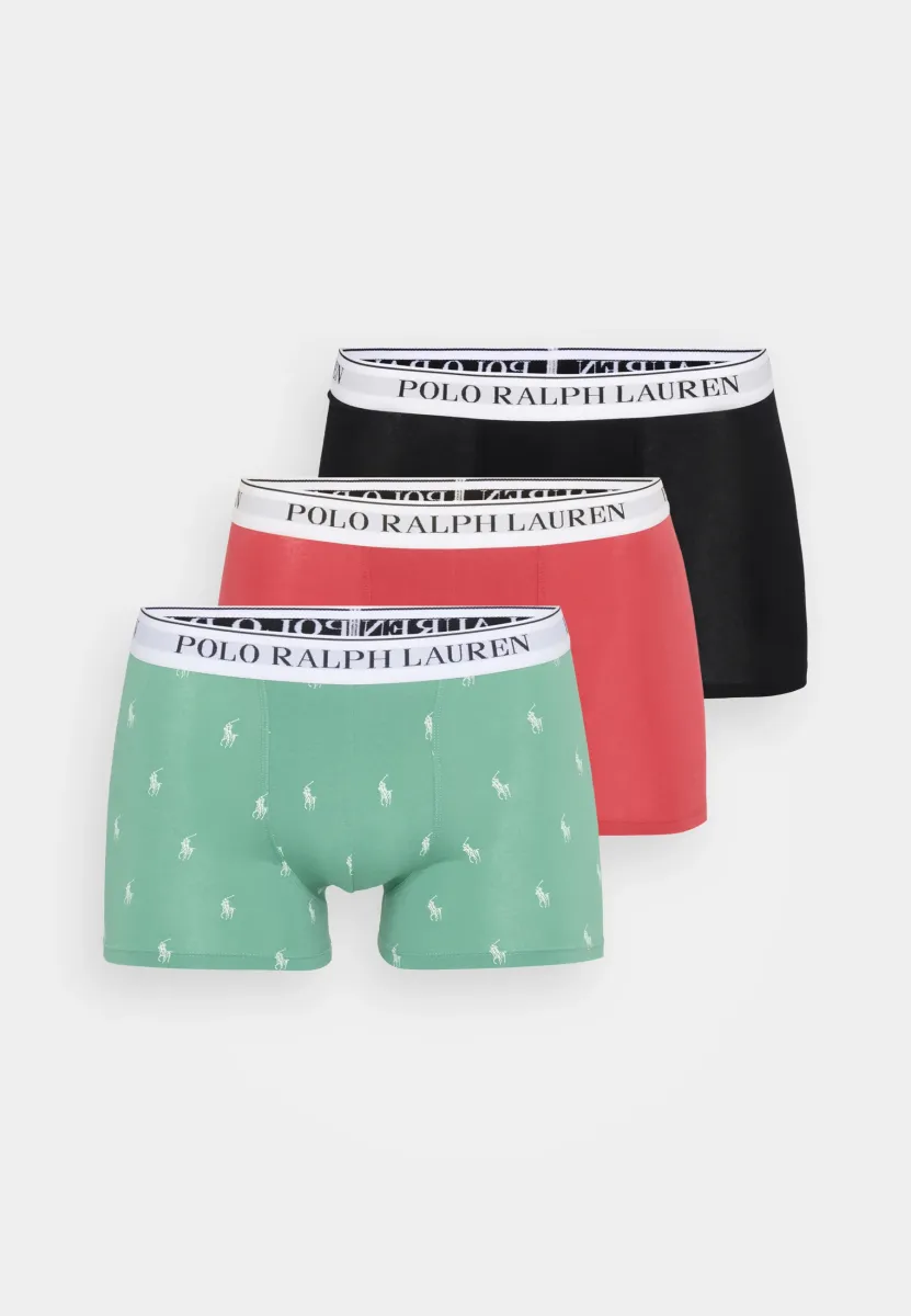 TRUNK 3 PACK - Boxer Briefs - green/sun red/black