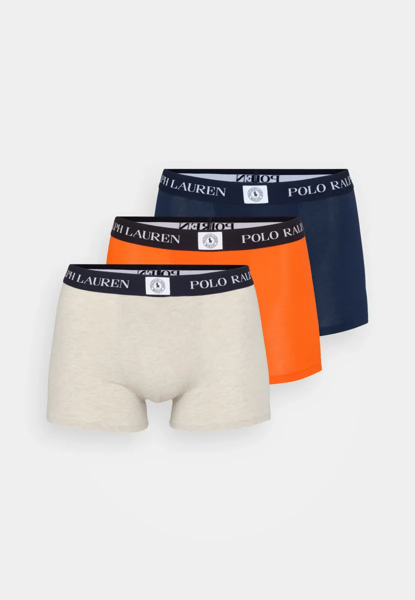 TRUNK 3 PACK - Boxer Briefs - orange/grey heather/navy