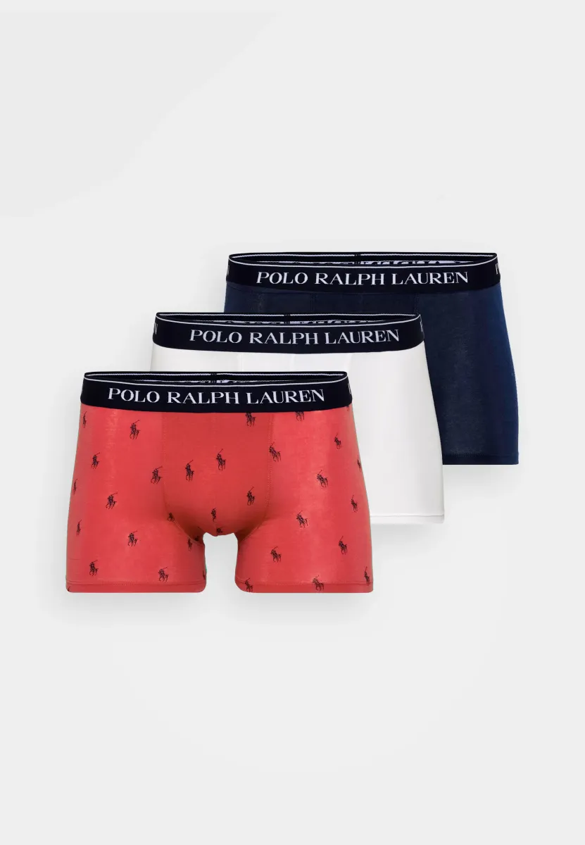 TRUNK 3 PACK - Boxer Briefs - sun red/white/navy