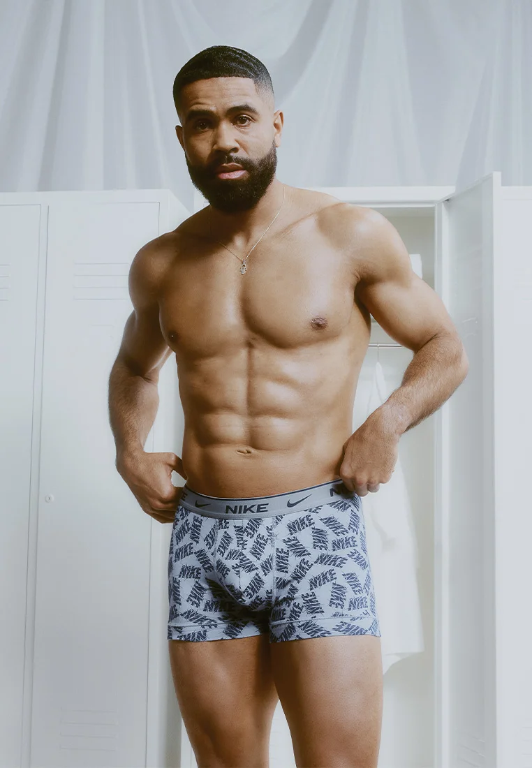 TRUNK 3 PACK - Boxer Briefs - wolf grey/blue