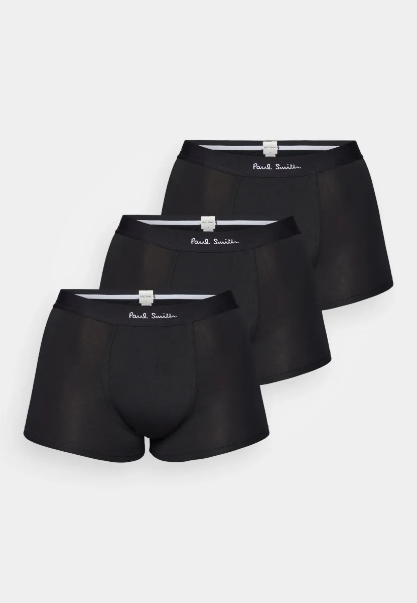TRUNK PLAIN 3 PACK  - Boxer Briefs - black