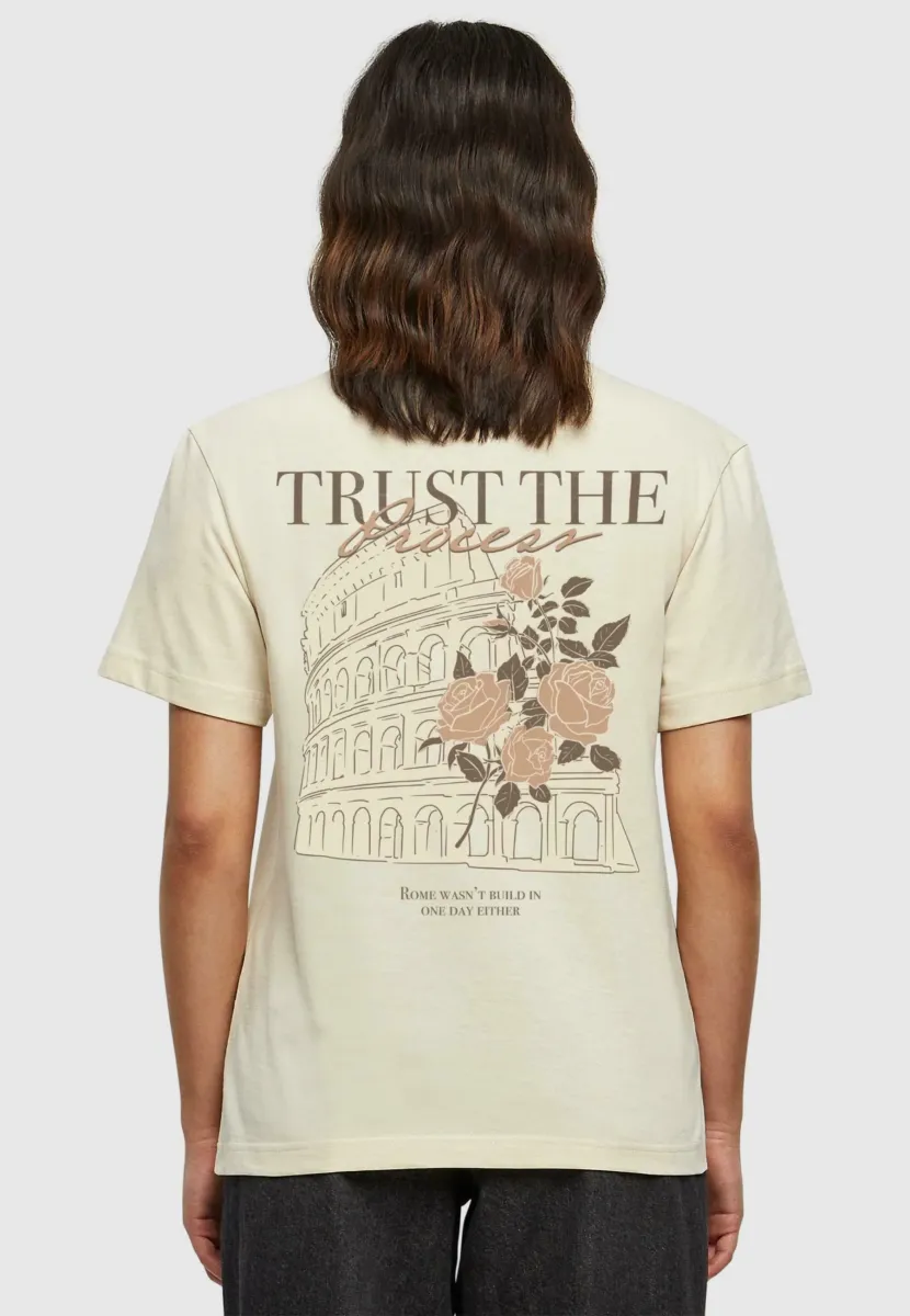 TRUST THE PROCESS  - T-Shirt print - sand