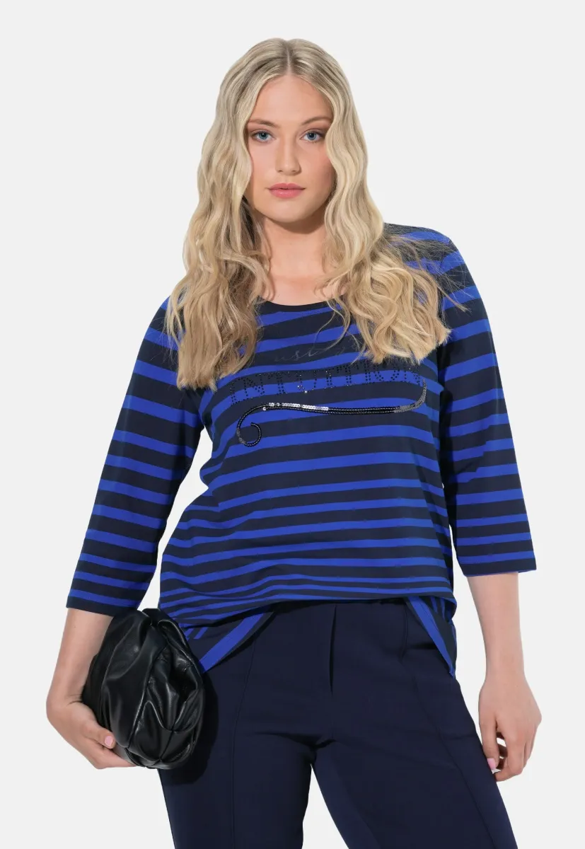 TRUST YOUR INTUITION 3/4 SLEEVE SPARKLE  - Langarmshirt - marine