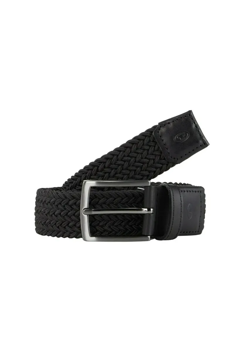 TTJAMIE - Flechtgürtel - black uni