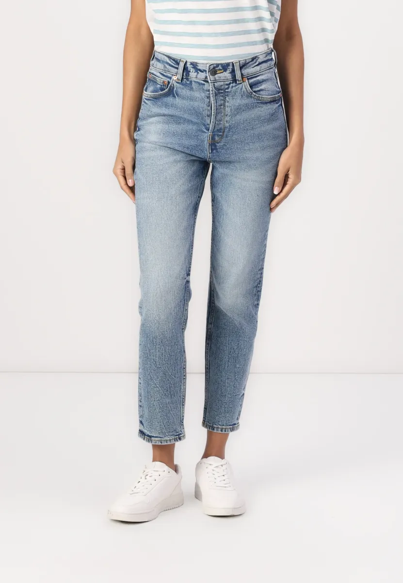 TTLOTTE - Jeans Slim Fit - used mid stone blue denim