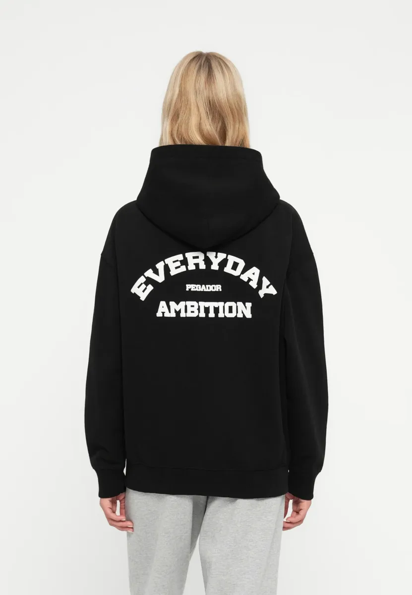 TULIA OVERSIZED - Sweatjacke - black