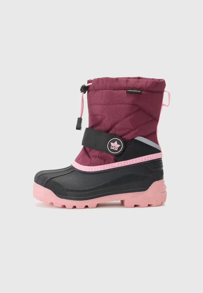 TURKU TEX - Snowboot/Winterstiefel - bordeaux/rose