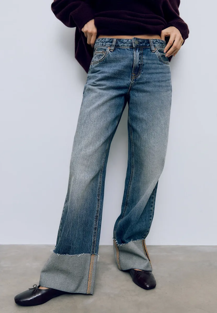 TURN-UP  - Jeans Relaxed Fit - royal blue