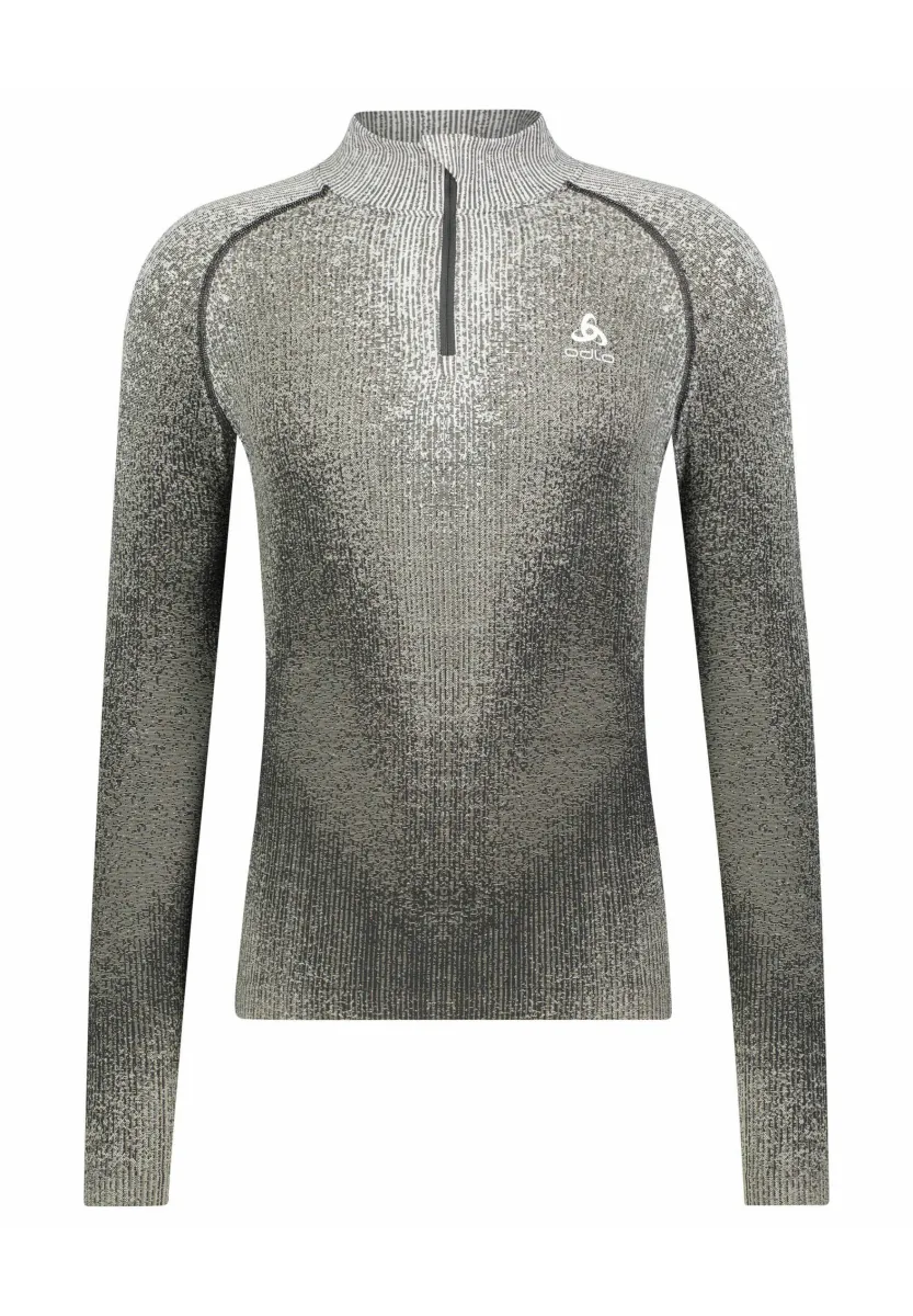 TURTLE NECK HALF ZIP PERFORMANCE WARM  - Unterhemd/-shirt - schwarz