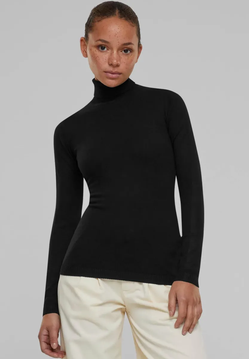 TURTLENECK  - Strickpullover - black