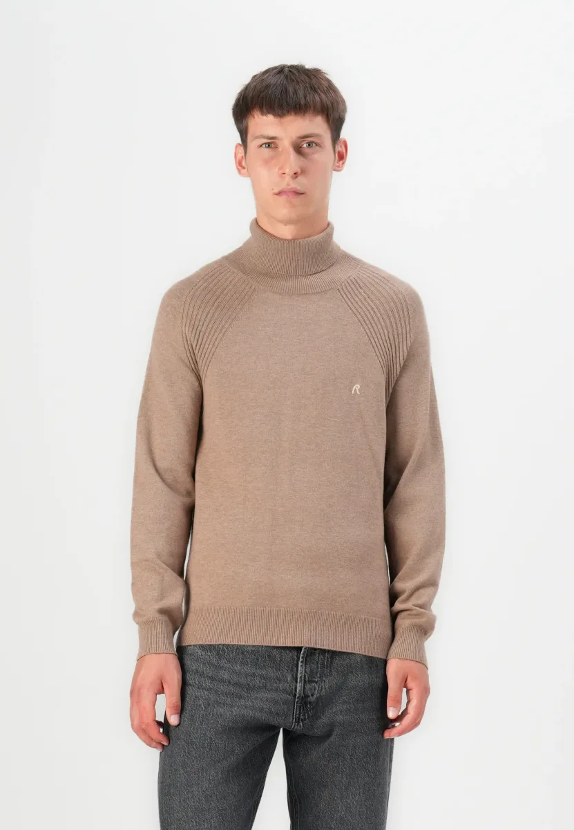 TURTLENECK - Strickpullover - camel