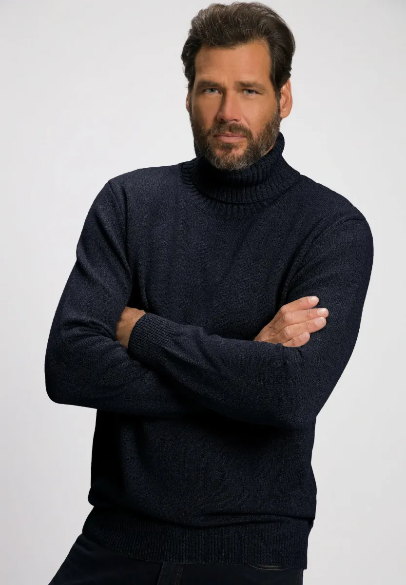TURTLENECK  - Strickpullover - navy blue