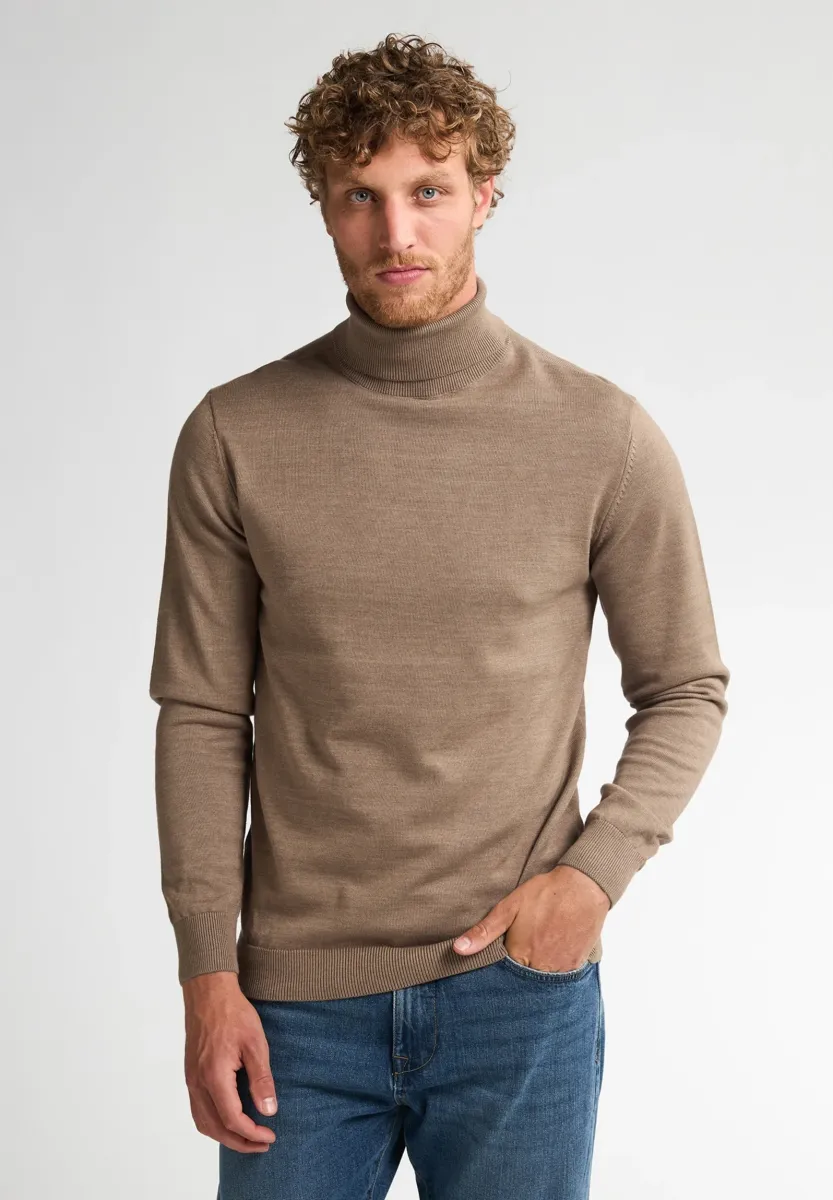 TURTLENECK - Strickpullover - oak