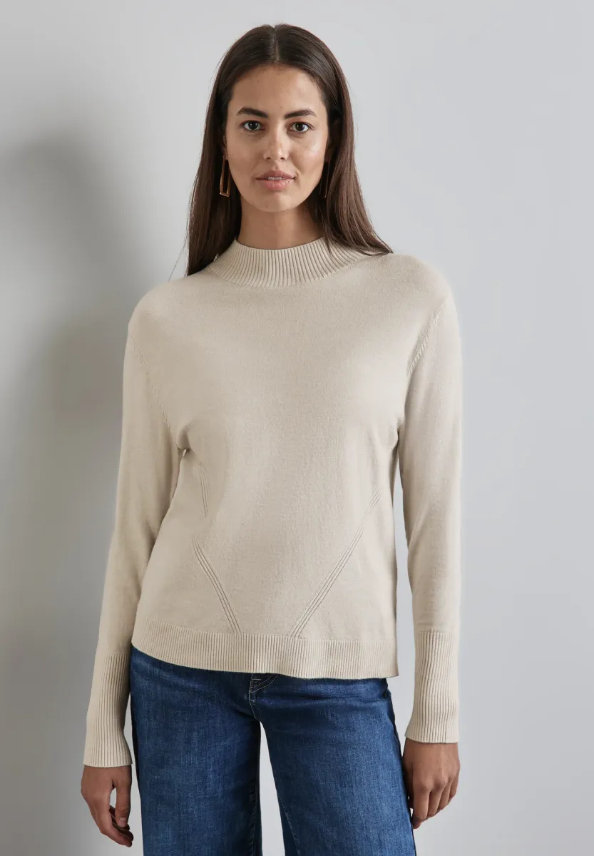 TURTLENECK - Strickpullover - weiß