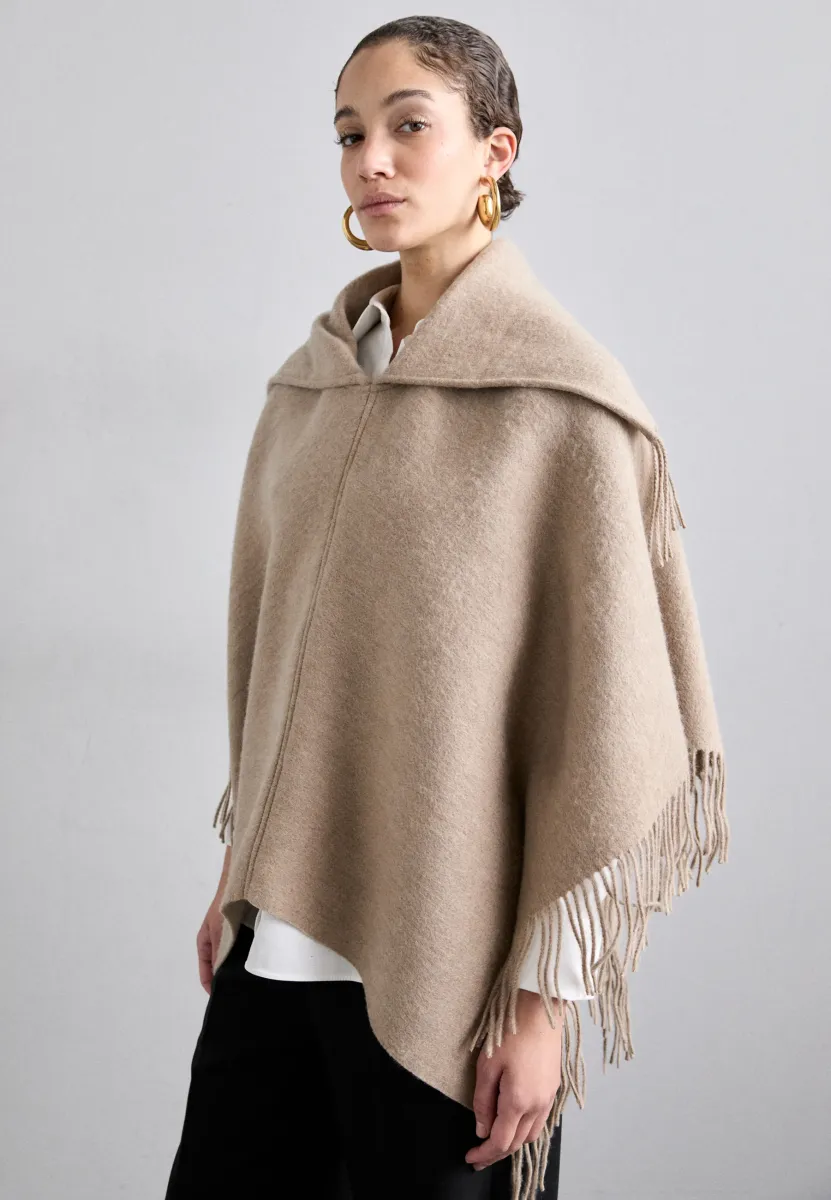 TURTMA - Schal - grey brown melange