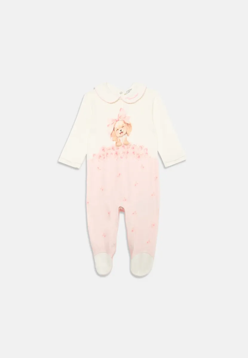 TUTINA PUPPY - Strampler - panna/rosa antico