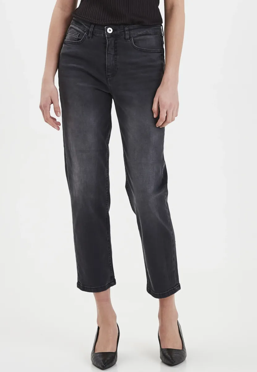 TWIGGY RAVEN - Jeans Straight Leg - washed grey