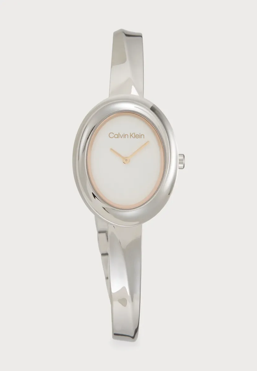 TWISTED BEZEL - Uhr - silver-coloured/white