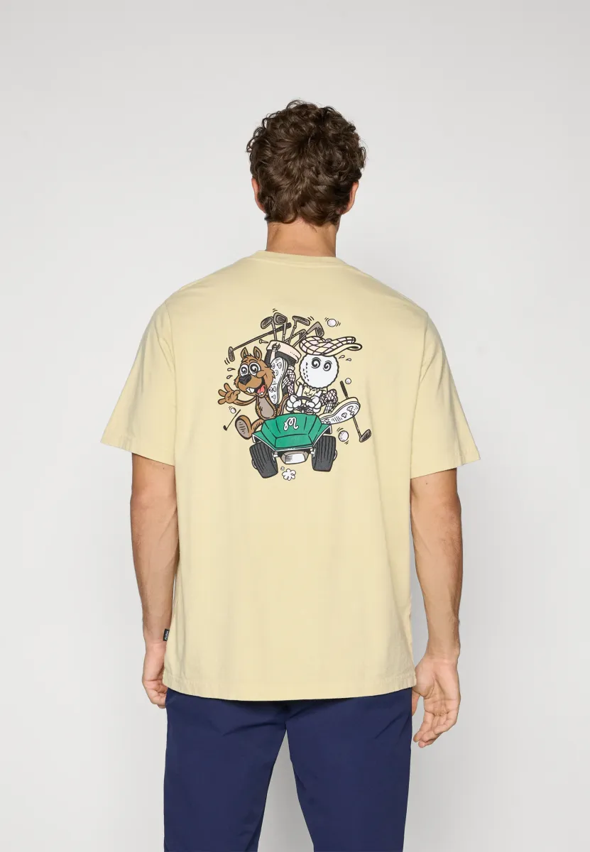 TWO MAN SCRAMBLE - T-Shirt print - light khaki