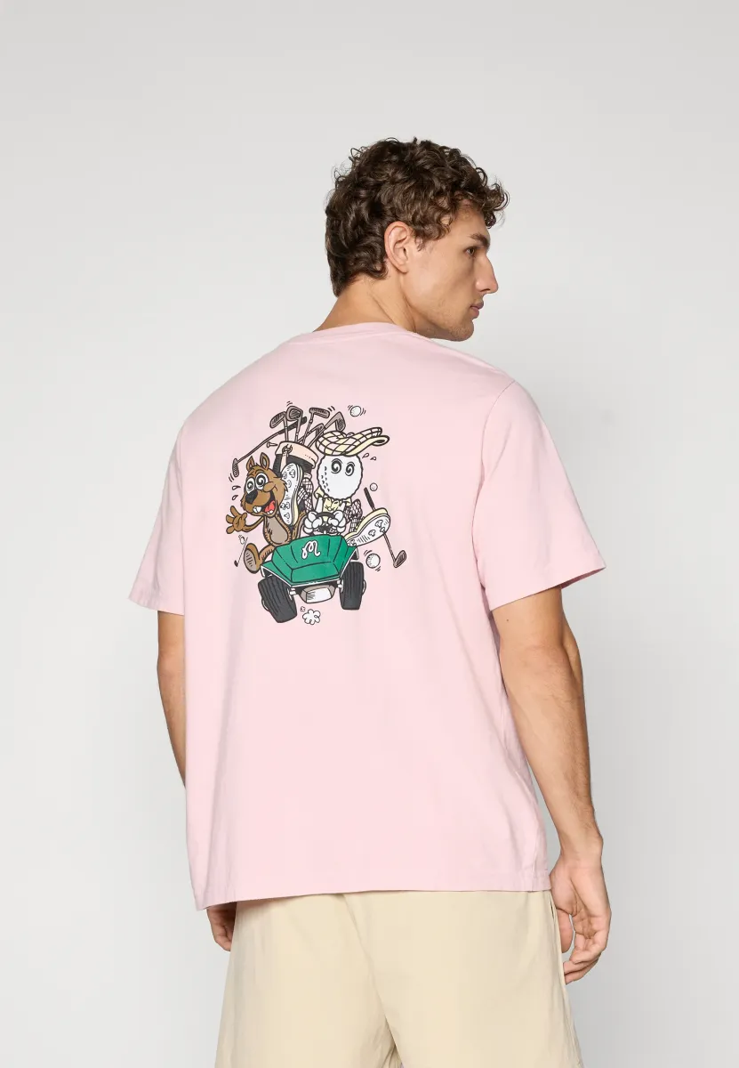 TWO MAN SCRAMBLE - T-Shirt print - pink