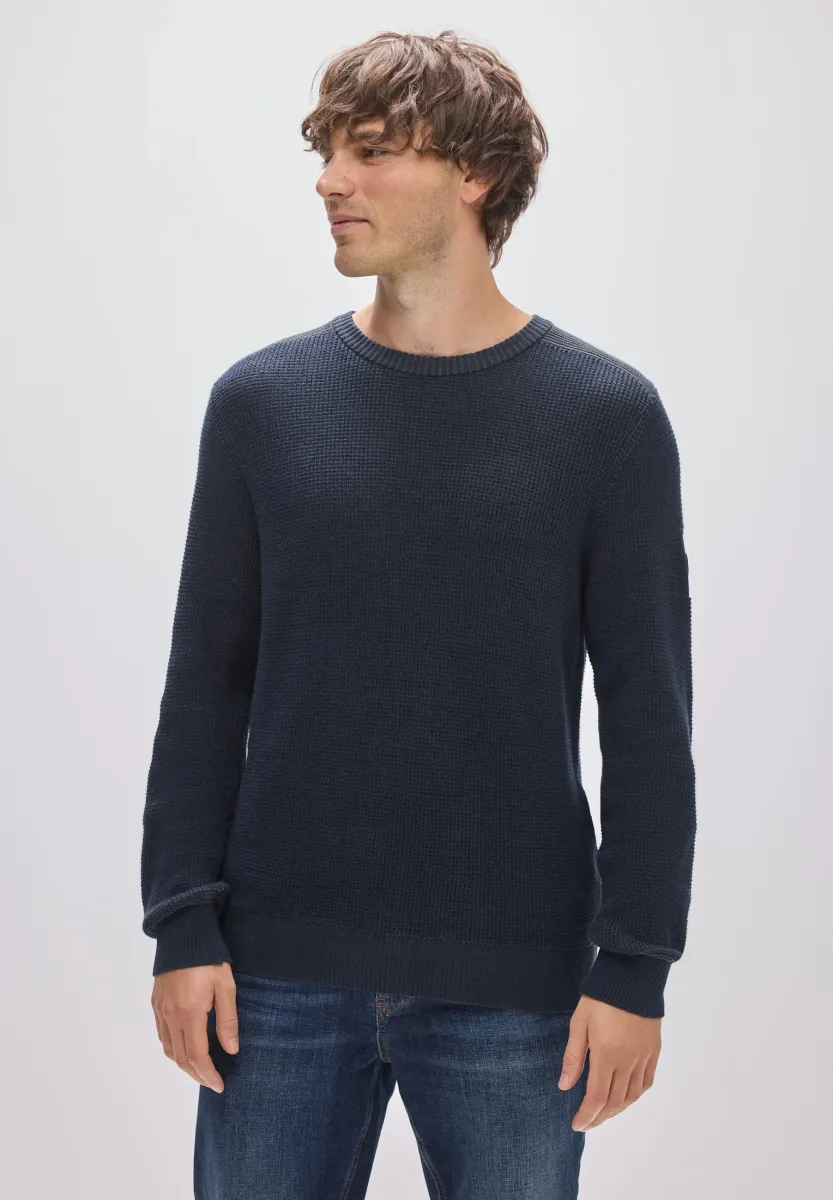 TWO TONE - Strickpullover - blau