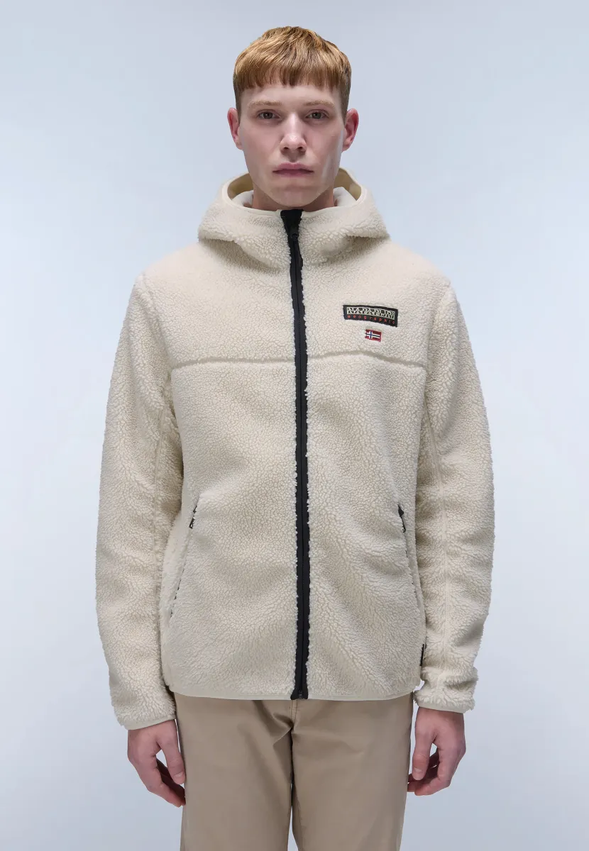 TYNIK - Fleecejacke - beige dimity