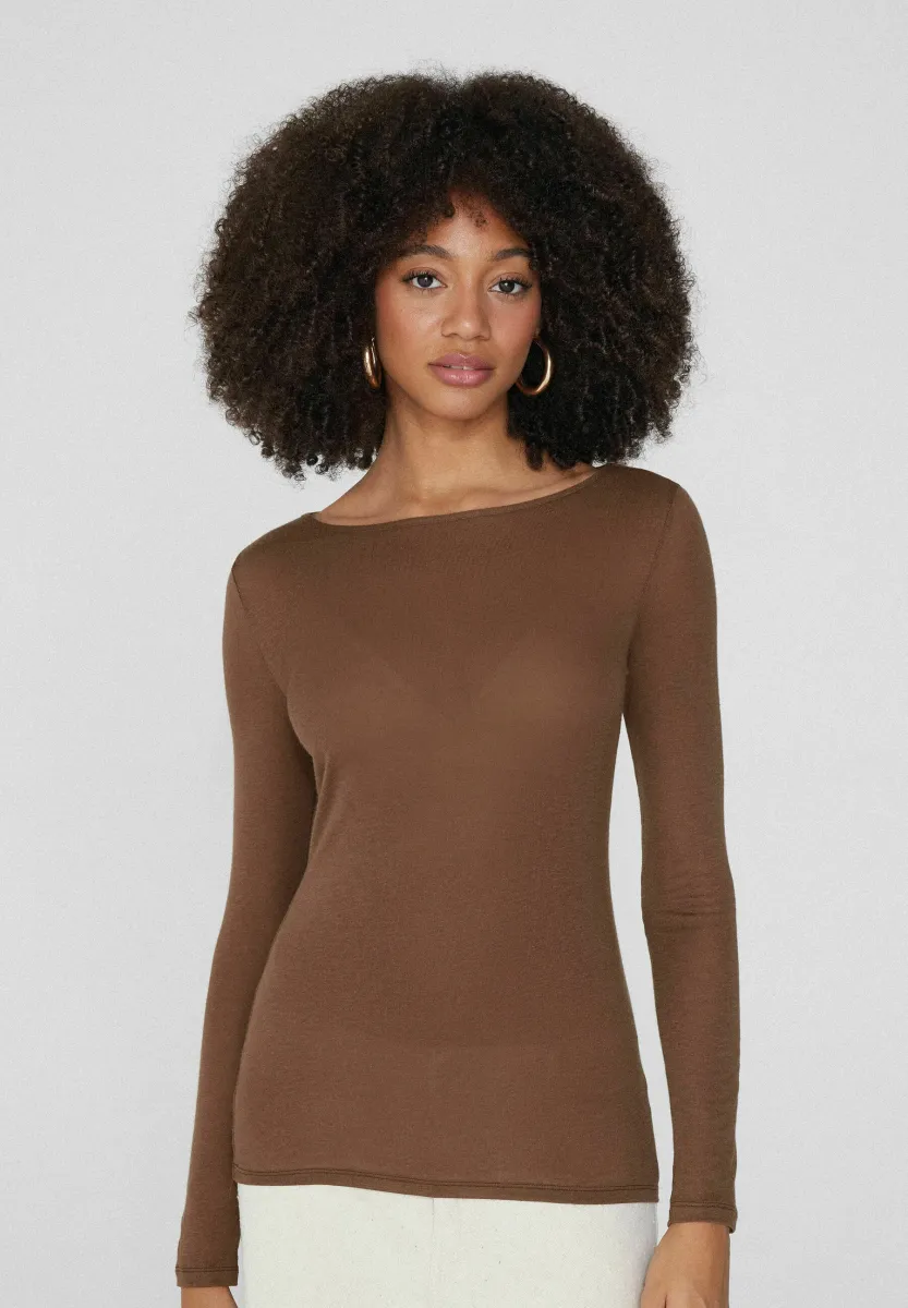 U-BOOT - Langarmshirt - braun caramel