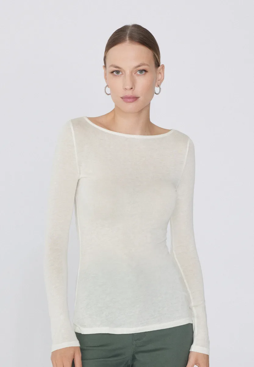 U-BOOT - Langarmshirt - White