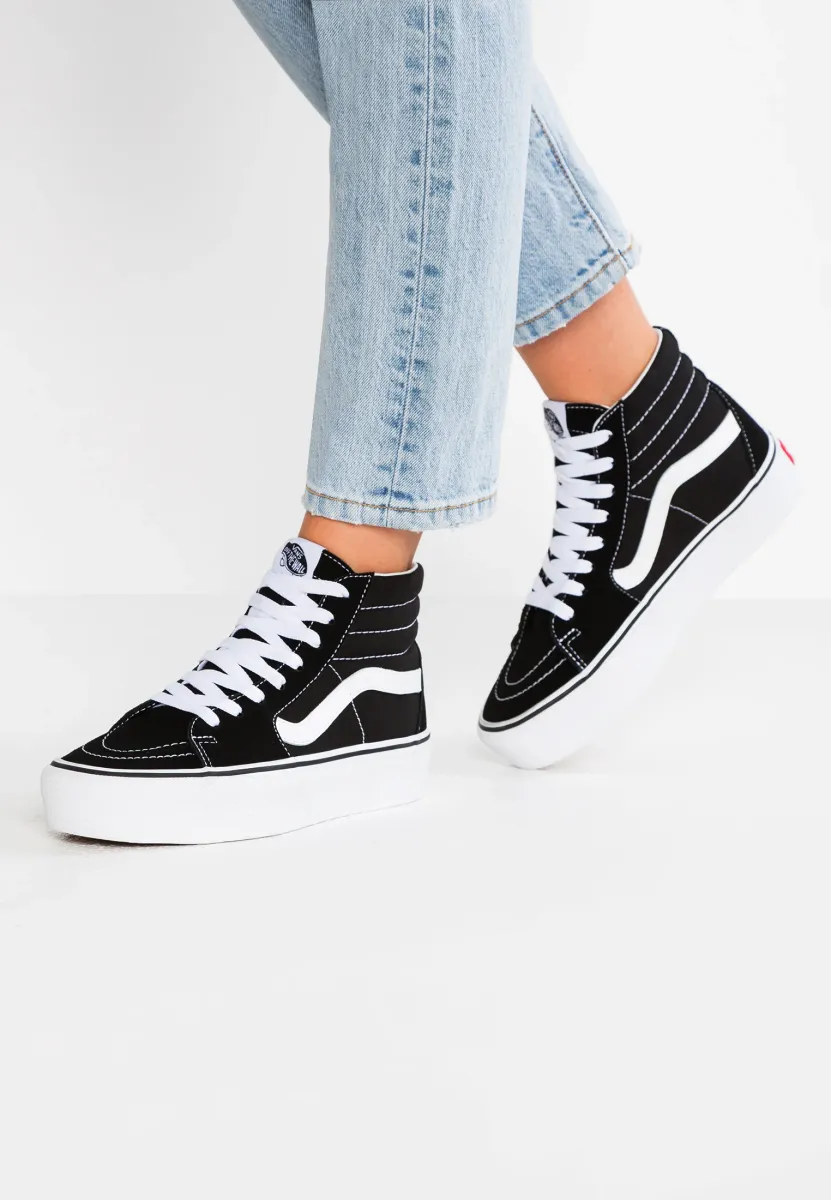 UA SK8-HI PLATFORM 2.0 - Sneaker high - black/true white