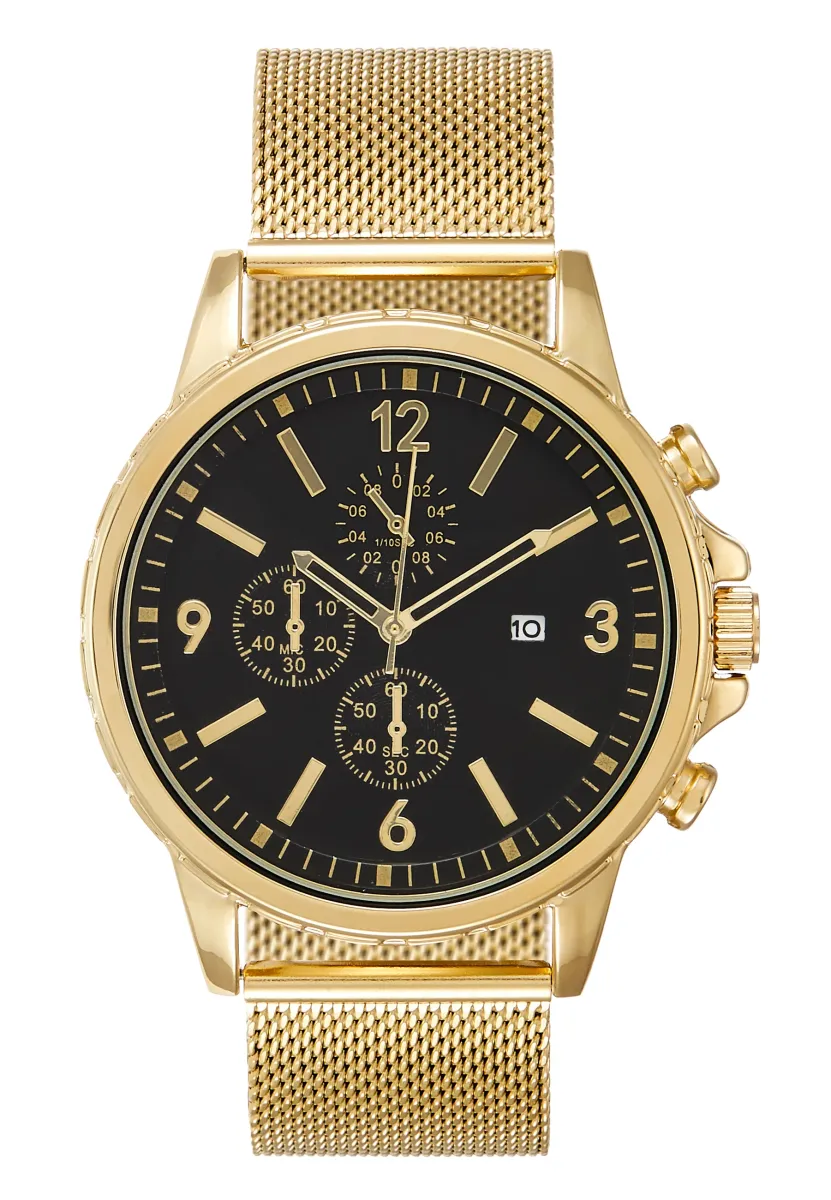 Uhr - gold-coloured