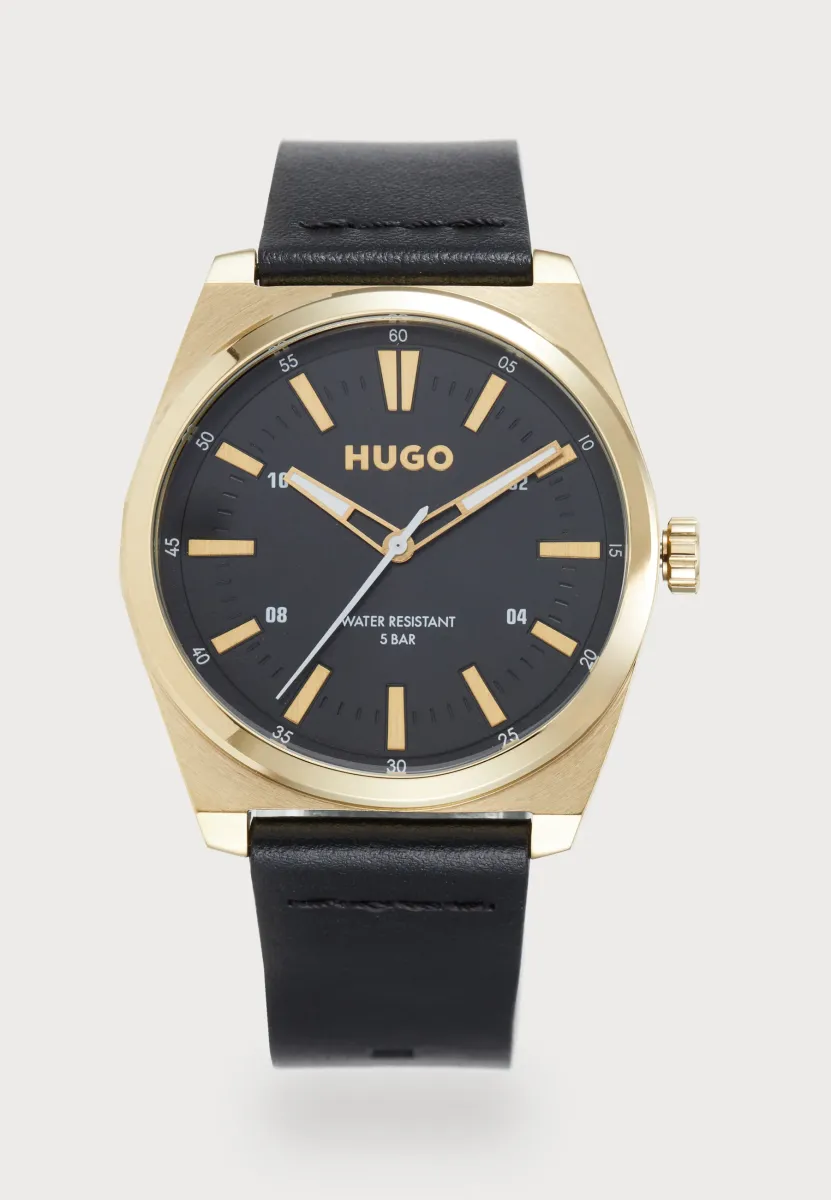 Uhr - gold-coloured/black