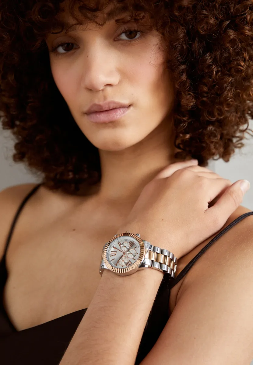 Uhr - silver-coloured/rose gold-coloured