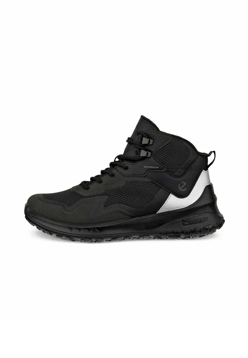 ULT-TRN - Schnürstiefelette - black black silver metallic