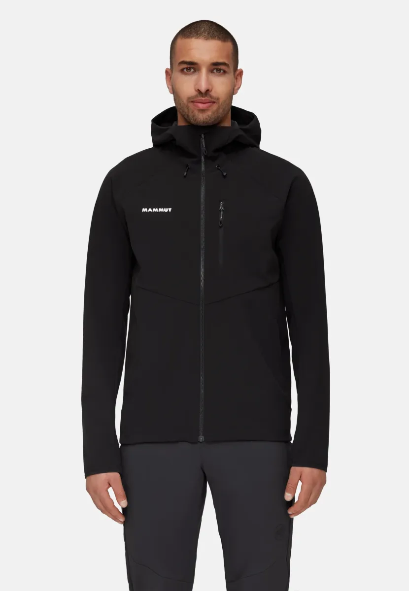 ULTIMATE COMFORT SO HOODED - Softshelljacke - black