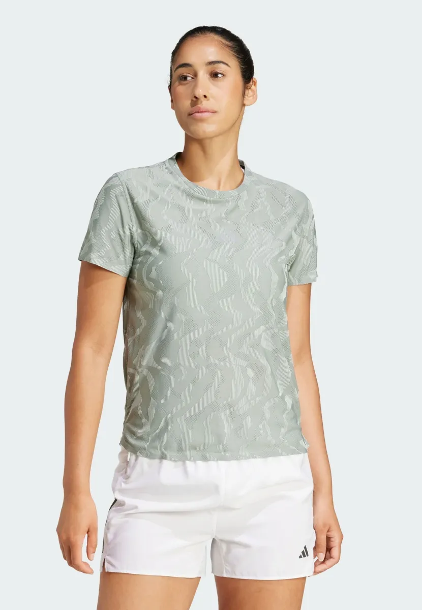 ULTIMATE ENGINEERED CLIMACOOL+ - T-Shirt print - silver green